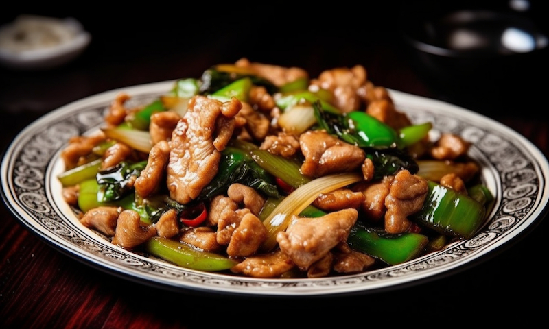 Stir-Fried Pork with Green Peppers